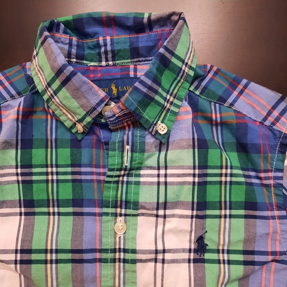 Ralph Lauren Plaid Button Down - Picture 2 of 4